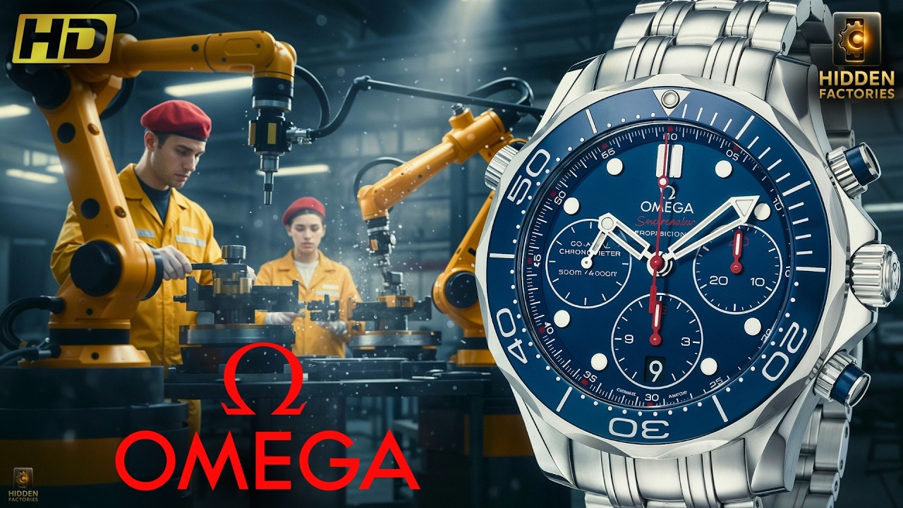 Inside the Elite Omega Factory: From Raw Steel to $8,000 Swiss Watches (Full Process)