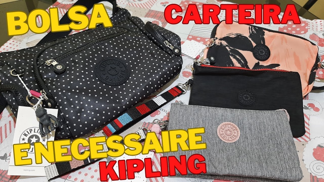 BOLSA KIPLING GABBIE M + CARTEIRA E NECESSAIRE