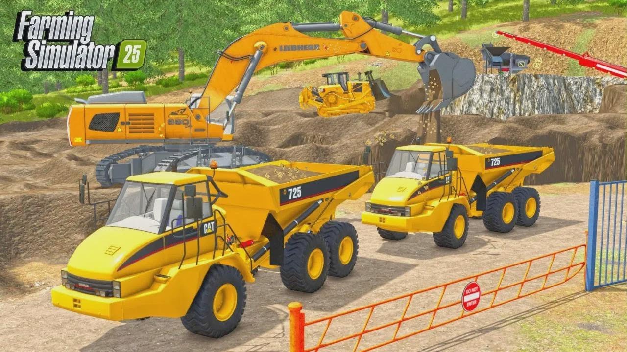 J'ai dépensé 400 000 € pour de nouveaux camions de carrière ? | Farming Simulator 25