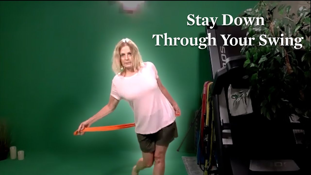 Stay Down Through Your Swing