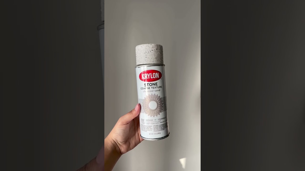 Quick little McGee & Co dupe using some faux stone spray paint! (Link in description) #diydecor