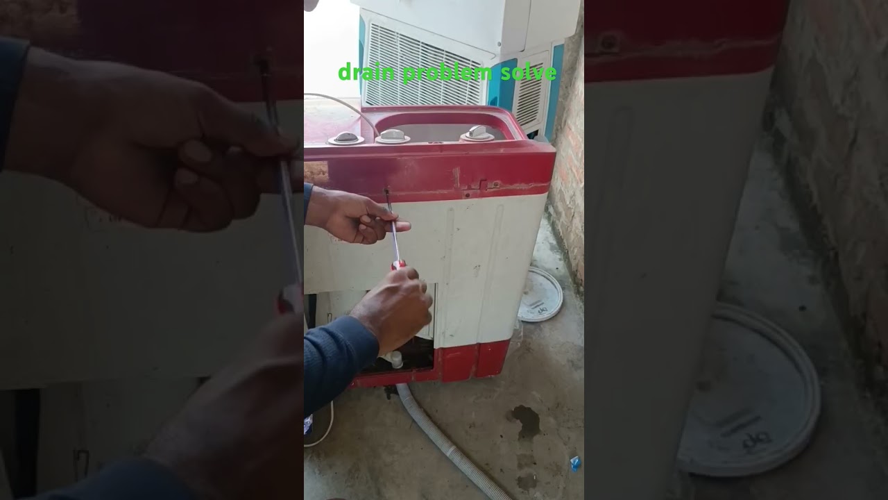 How to fix Panasonic washing machine not draining water ||#washingmachine #drain prablam