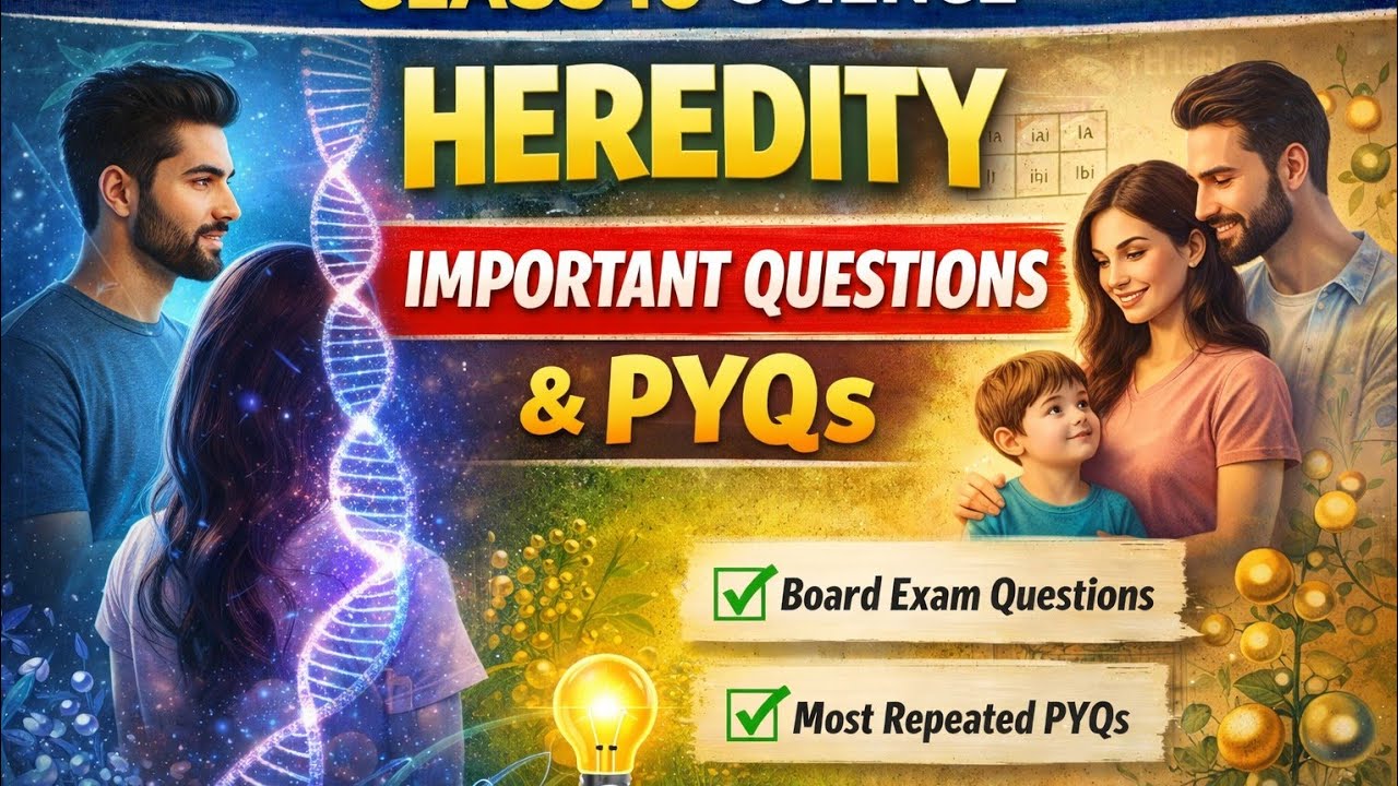 Class 10 - Heredity Most Expected Questions and PYQs #class10 #cbseboardexam #class10science #neet