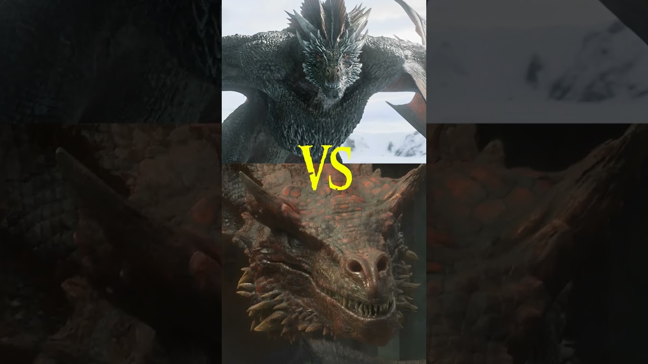 Qu&eacute; Dragones son m&aacute;s grandes &iquest;Drogon o Caraxes?#shorts