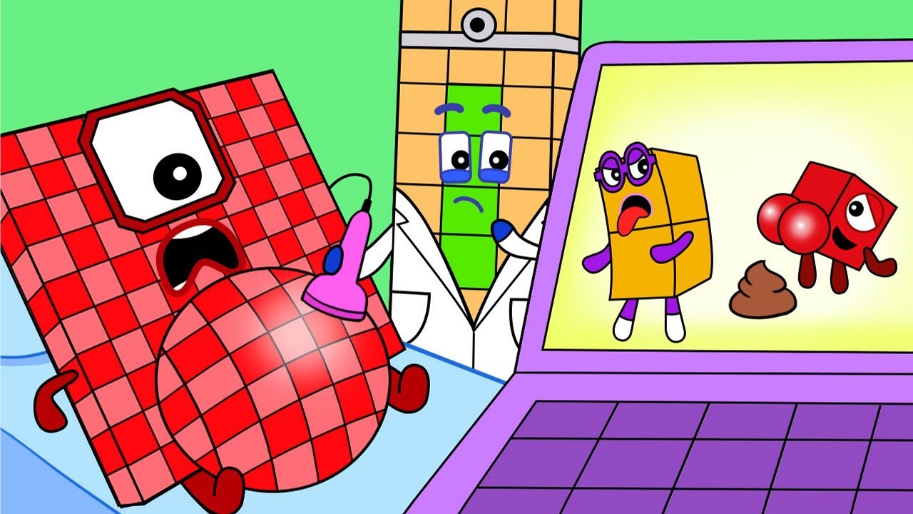 Numberblocks 1 and Numberblocks 2 Funny Stories - Numberblocks Funny Animation