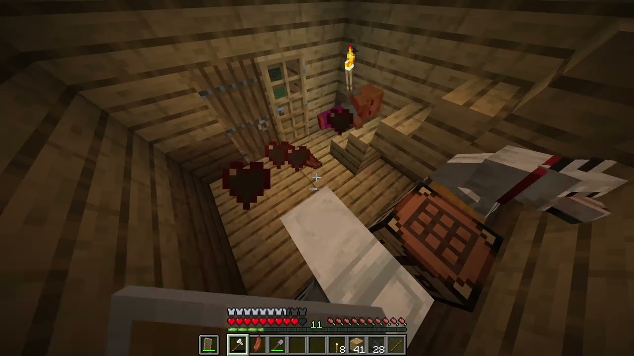 minecraft playthrough part 9: mining and not much crafting