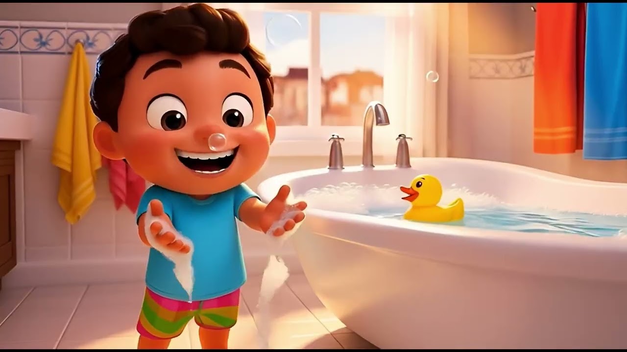 Bath Time Song | Nursery Rhymes & Kids Songs