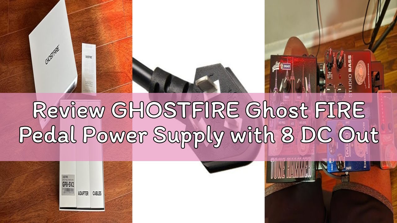 Review GHOSTFIRE Ghost FIRE Pedal Power Supply with 8 DC Outputs [TRUELY Isolated] for 9V/12V/15V/18