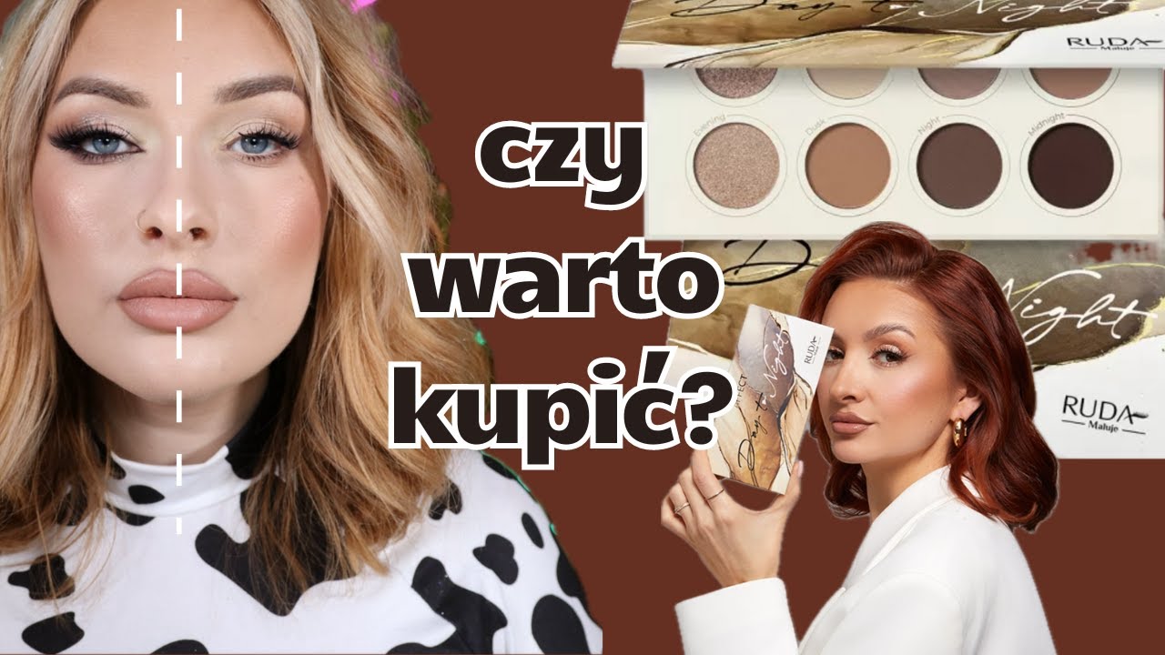 Nudna? NUDE paleta- Day to Night- Affect x RudaMaluje | MAKIJAŻ dzienny i wieczorowy