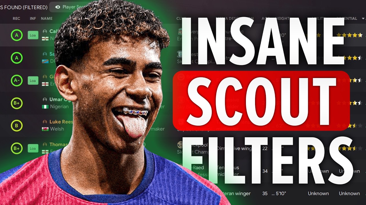 FM24 INSANE Scouting Filters You MUST Try!