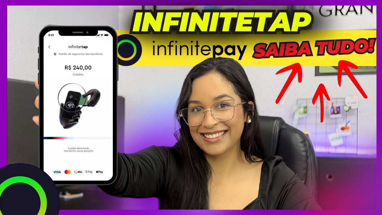 INFINITETAP COMO FUNCIONA? CELULAR VIRA UMA MAQUININHA INFINITE PAY COM MENOR TAXA  #infinitetap