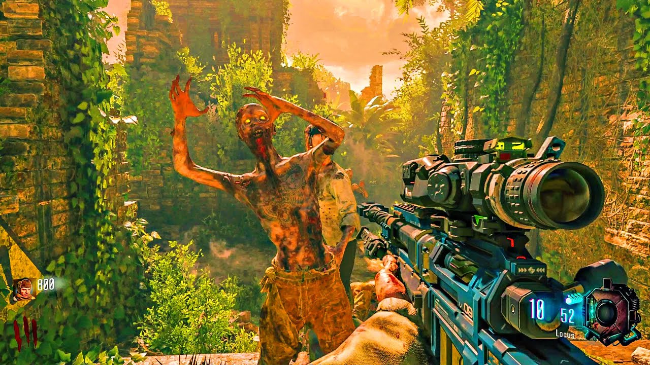 BLACK OPS 3 ZOMBIES: SHANGRI-LA GAMEPLAY! (NO COMMENTARY)
