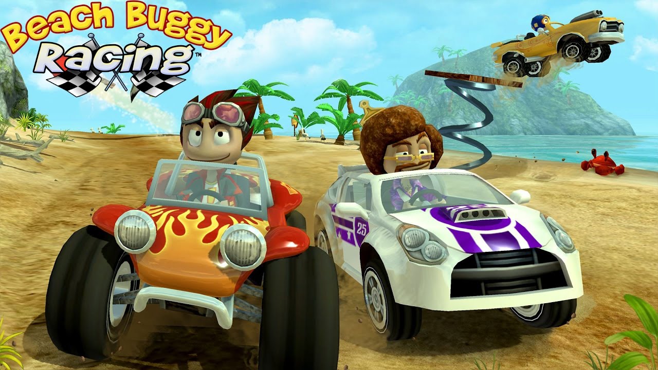 BEACH BUGGY RACING #1 Новый игровой гонки тачки Веселый видео