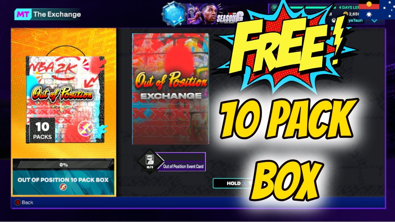 FREE 10 PACK BOX - OUT OF POSITION PACKS