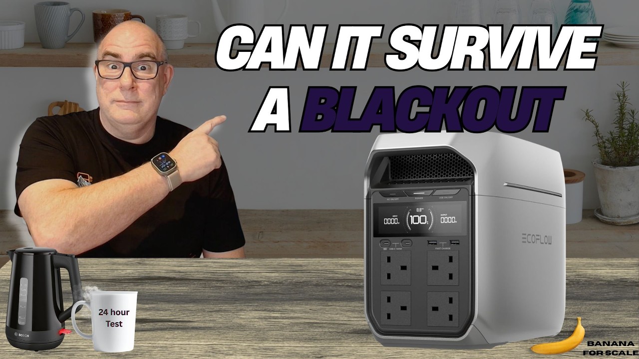 24 Hours With NO MAINS POWER — EcoFlow Delta 3 Max Plus Blackout Test