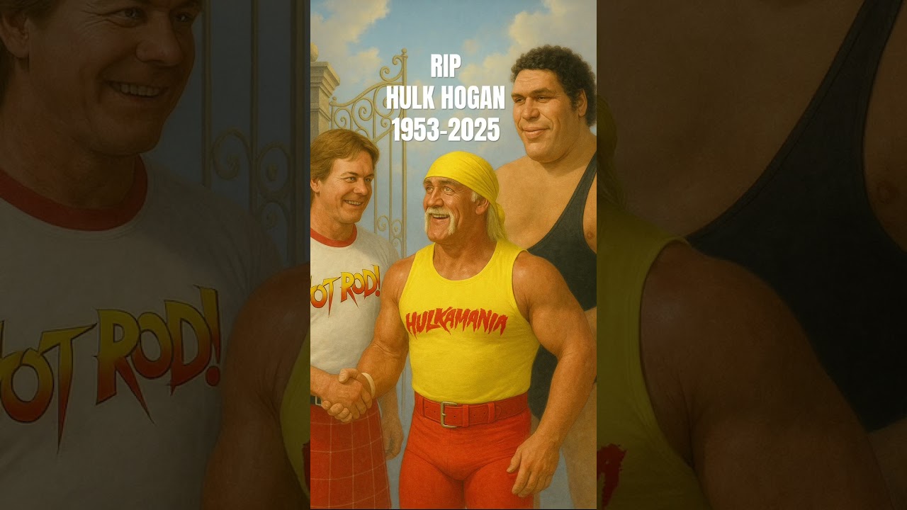 Sad day in the wrestling community #rip #hulkhogan #hulk #wwe #wrestling #short #shorts #fyp