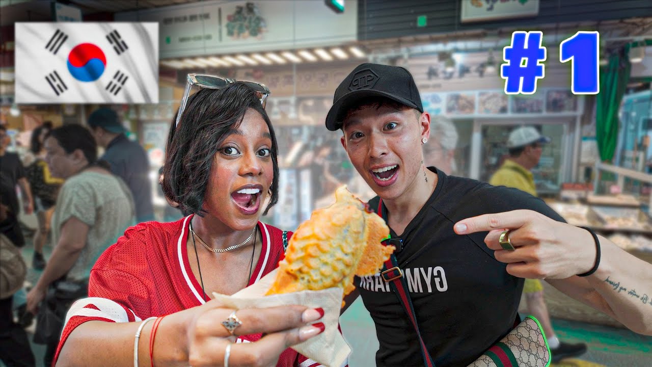 DOMINICANA probando COMIDA CALLEJERA en COREA del SUR | Parte 1 @labenitez2827