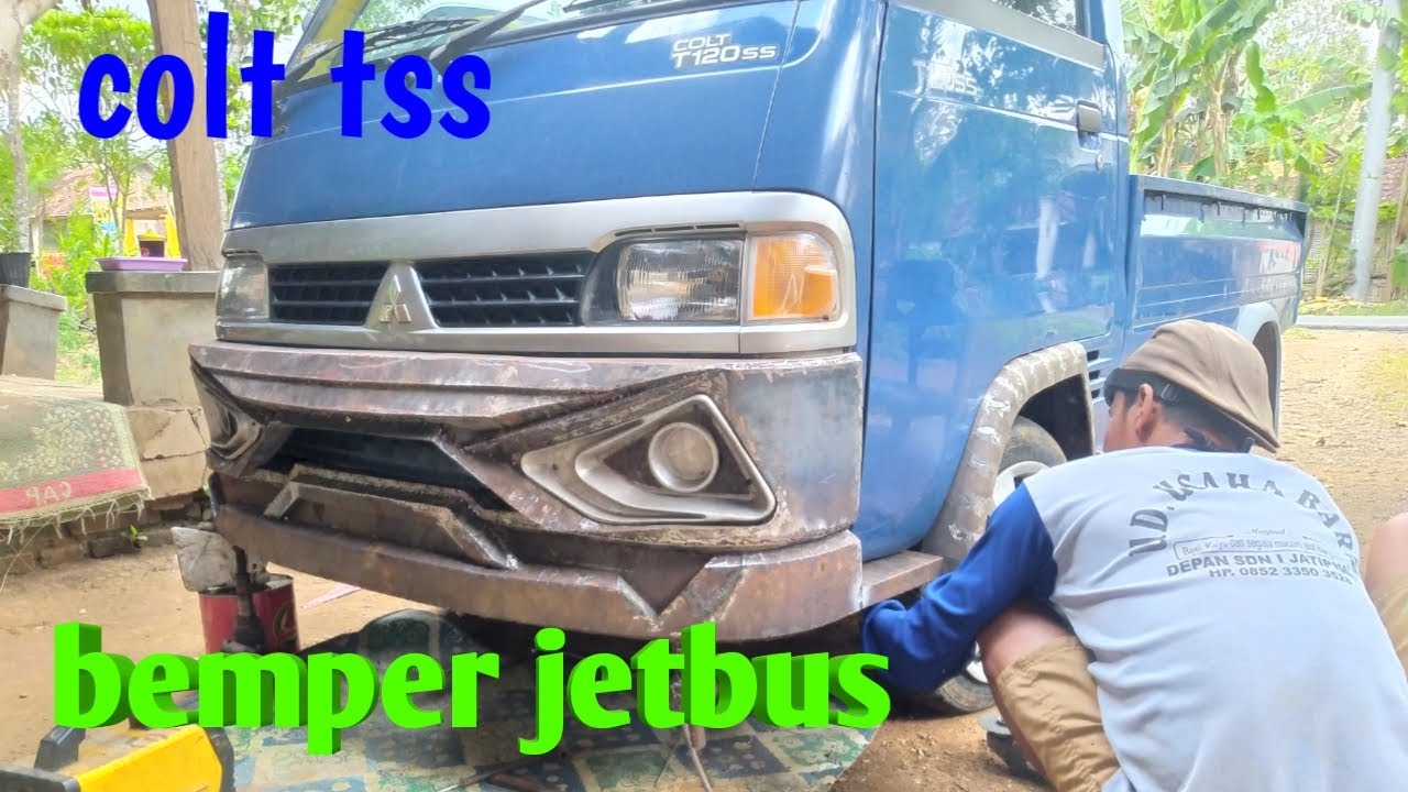 proses.setel bemper jetbus.colt tss