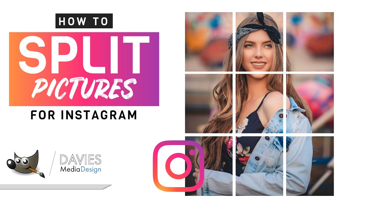 How to Split Images for Instagram Grid in GIMP