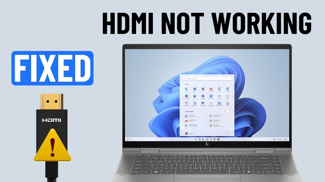 [ИСПРАВЛЕНО] HDMI на ноутбуке не работает в Windows 11