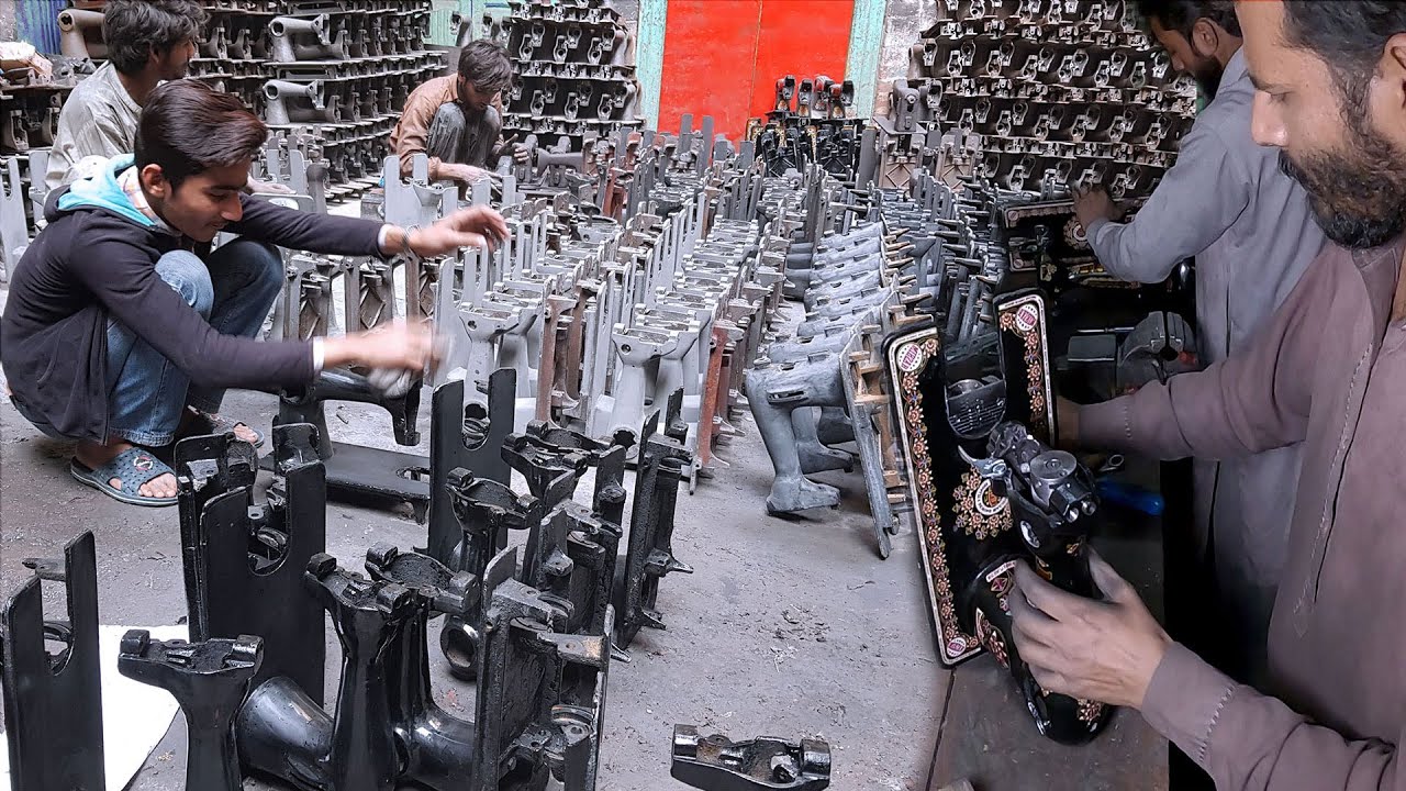 Factory Manufacturing Sewing machine|! Traditional Skills Mass Production Of Sewing Machine