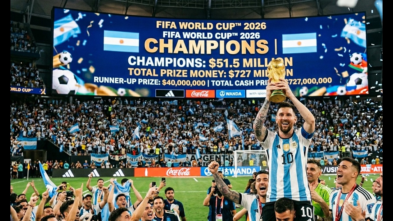 The Billions Behind Football: FIFA World Cup 2026 Prize Money Breakdown! 💸🏆