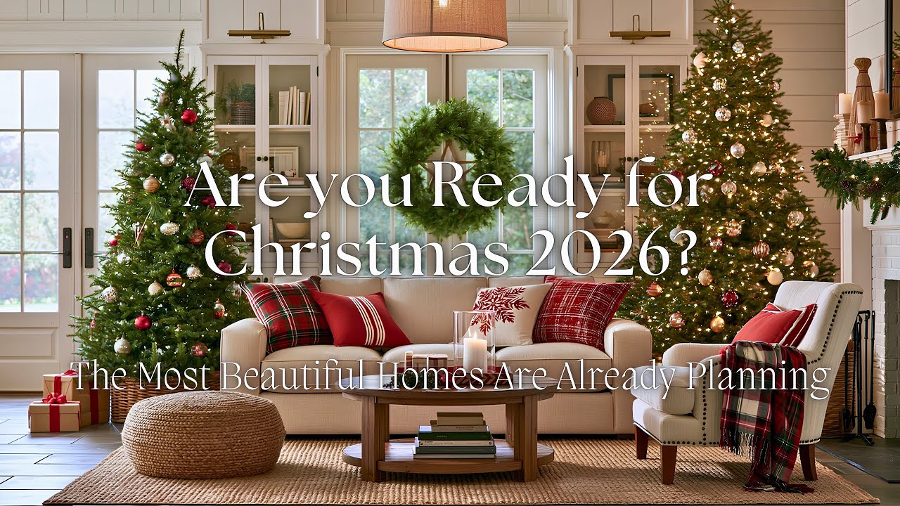 🎄 Готовы ли вы к Рождеству 2026? Вот почему в красивых домах начинают готовиться уже сейчас