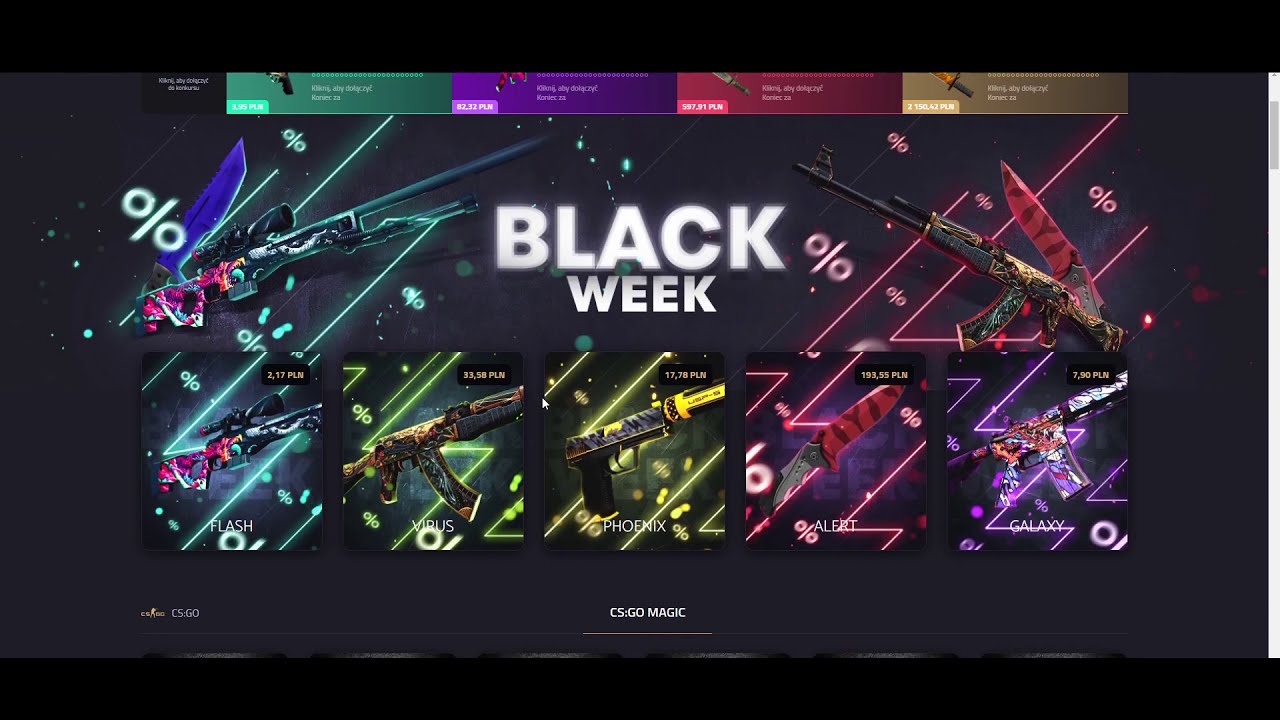 💯NOWE SKRZYNKI NA BLACK WEEK KEYDROP💯 #KEYDROP #PROFIT #SKINDLAWIDZOW