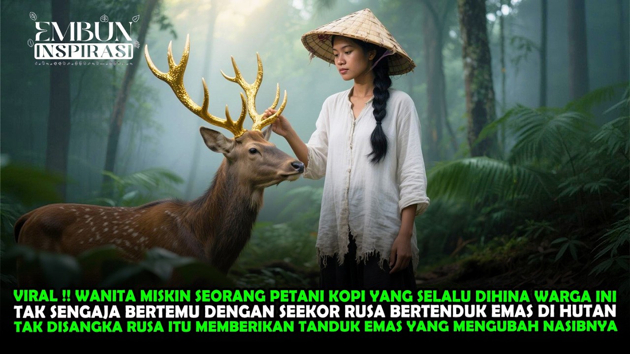 VIRAL !! RAHASIA KEKAYAAN WANITA MISKIN INI, TERNYATA DIBERI TANDUK EMAS DARI RUSA YANG IA TEMUKAN!