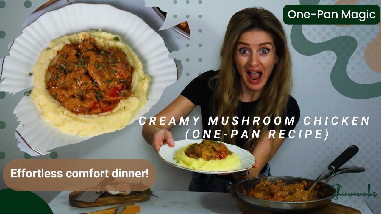 Creamy Mushroom Chicken (One-Pan Recipe)