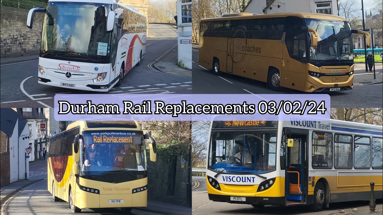 Rail Replacement Buses at Durham Station | 03/02/24