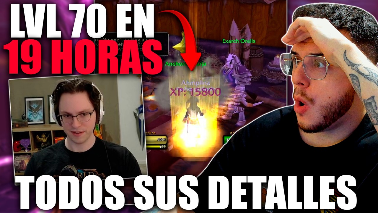 ⚠️ASÍ SUBIÓ A LVL 70 EL 1º DEL MUNDO EN TBC (AMPHY)⚠️EN SOLO 19 HORAS⚠️TE CUENTO TODO | MUCHAMIEL