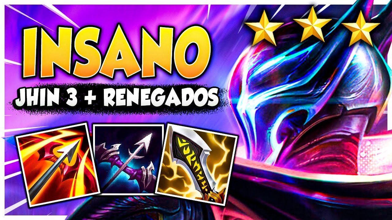 O MAESTRO RENEGADO: JHIN! SAIBA COMO FAZER ESSA COMP INSANA! TEAM FIGHT TATICS SET 8.5 PATCH 13.10