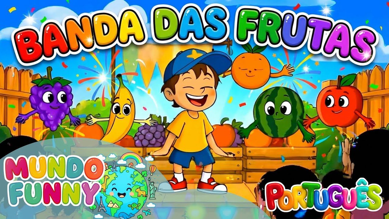Música educativa Infantil: Banda das Frutas | Desenho infantil Educativo | música infantil | funny