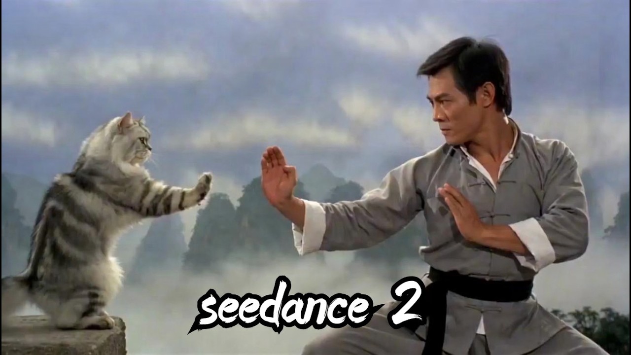 Cat Kung Fu vs  The Legends Bruce Lee, Jackie Chan & Jet Li Face the Forbidden Technique 🐱🥋