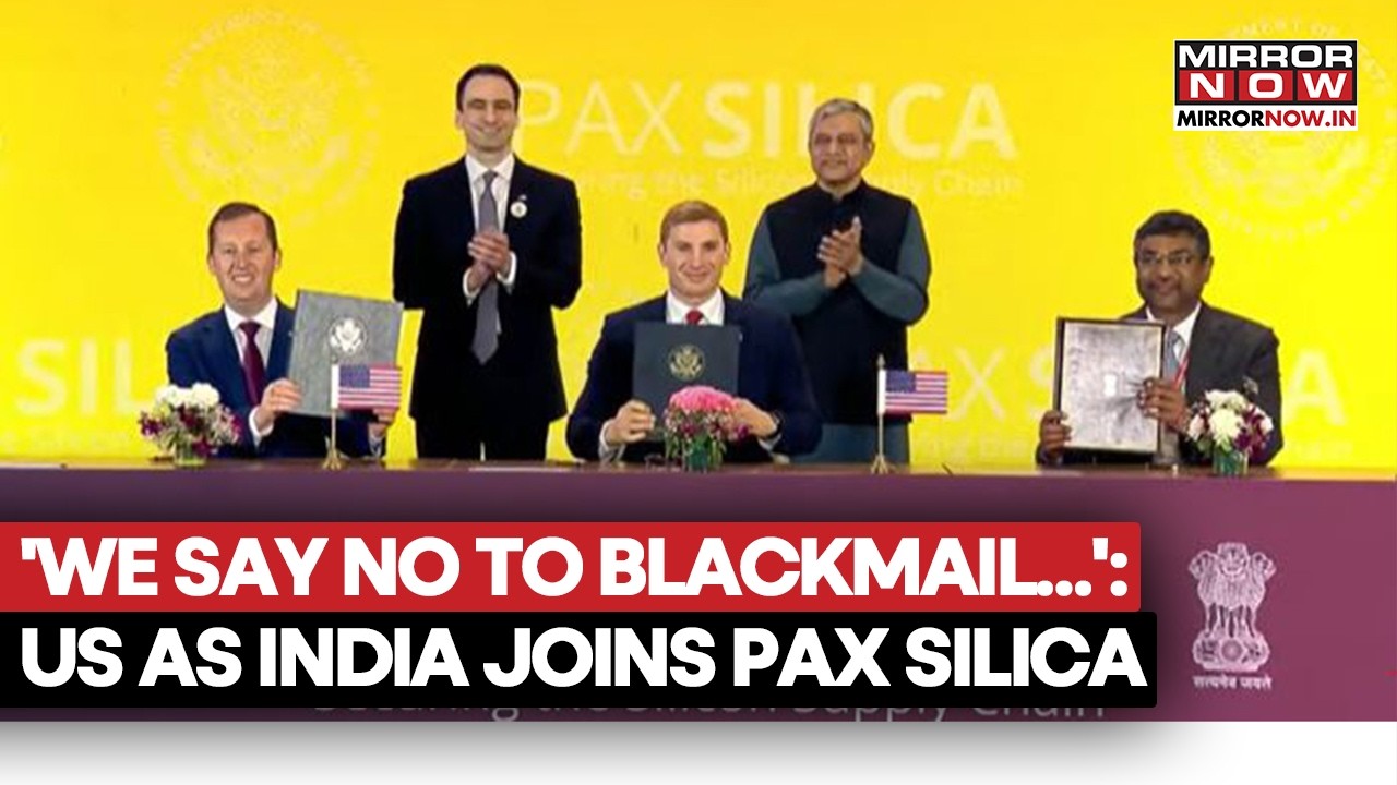 US Under Secy Helberg Hails Pax Silica As India Officially Joins, Says, 'We Say No To Blackmail...'