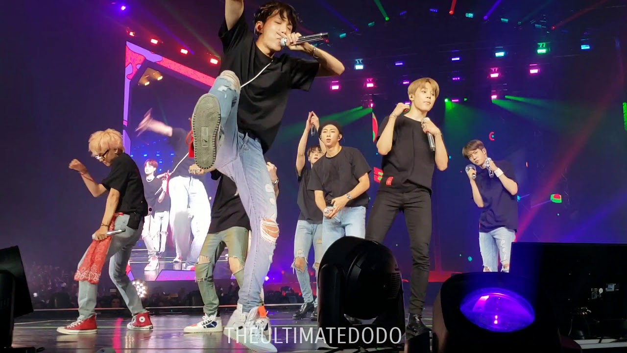 180906 Anpanman @ BTS 방탄소년단 Love Yourself Tour in LA Fancam 직캠