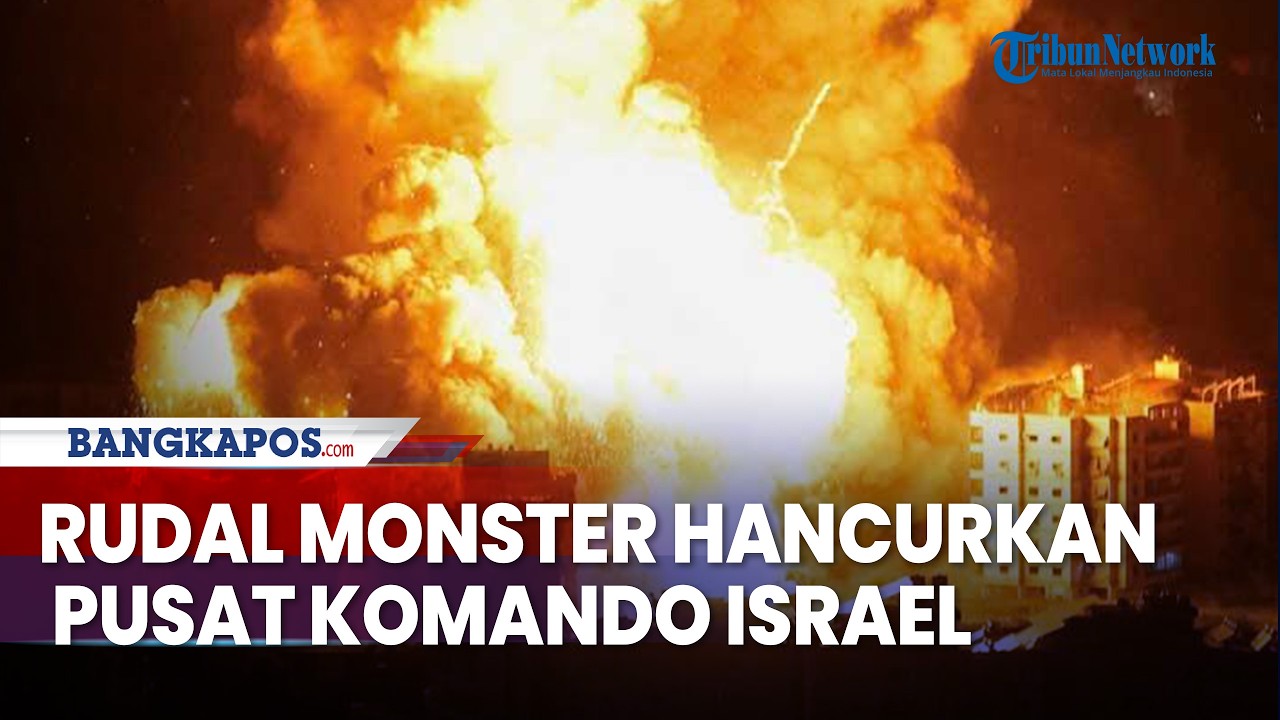 Rudal Monster Iran Hancurkan Pusat Komando Israel, Drone Iran Bidik Kedubes AS di Irak