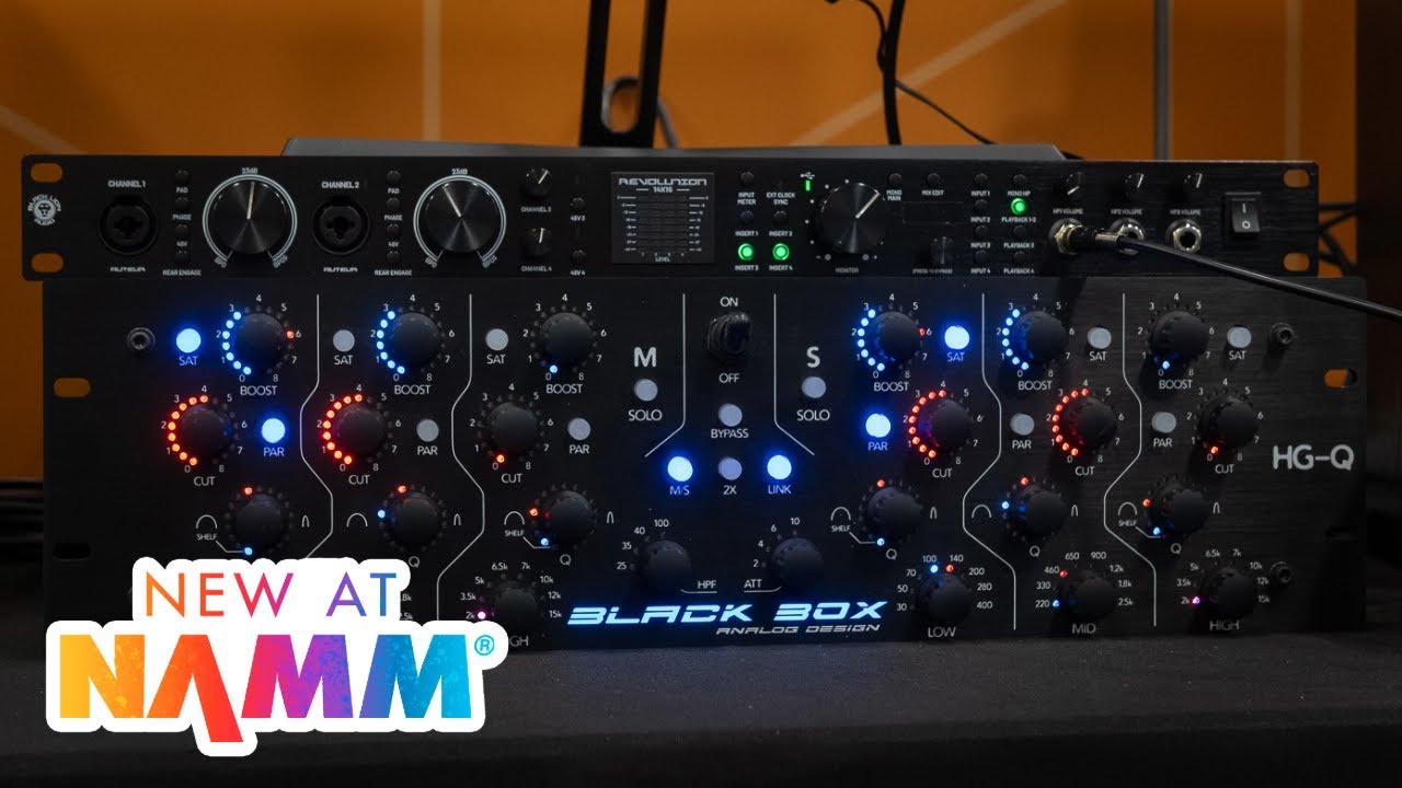 New At NAMM 2025: Black Box Analog Design HG-Q EQ/Saturator