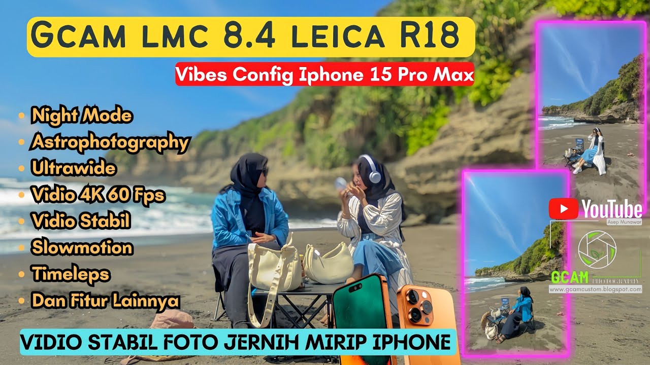 MIRIP IPHONE FOTO JERNIH & VIDIO STABIL || GCAM LMC 8.4 LEICA R18 CONFIG TERBAIK SEPANJANG MASA