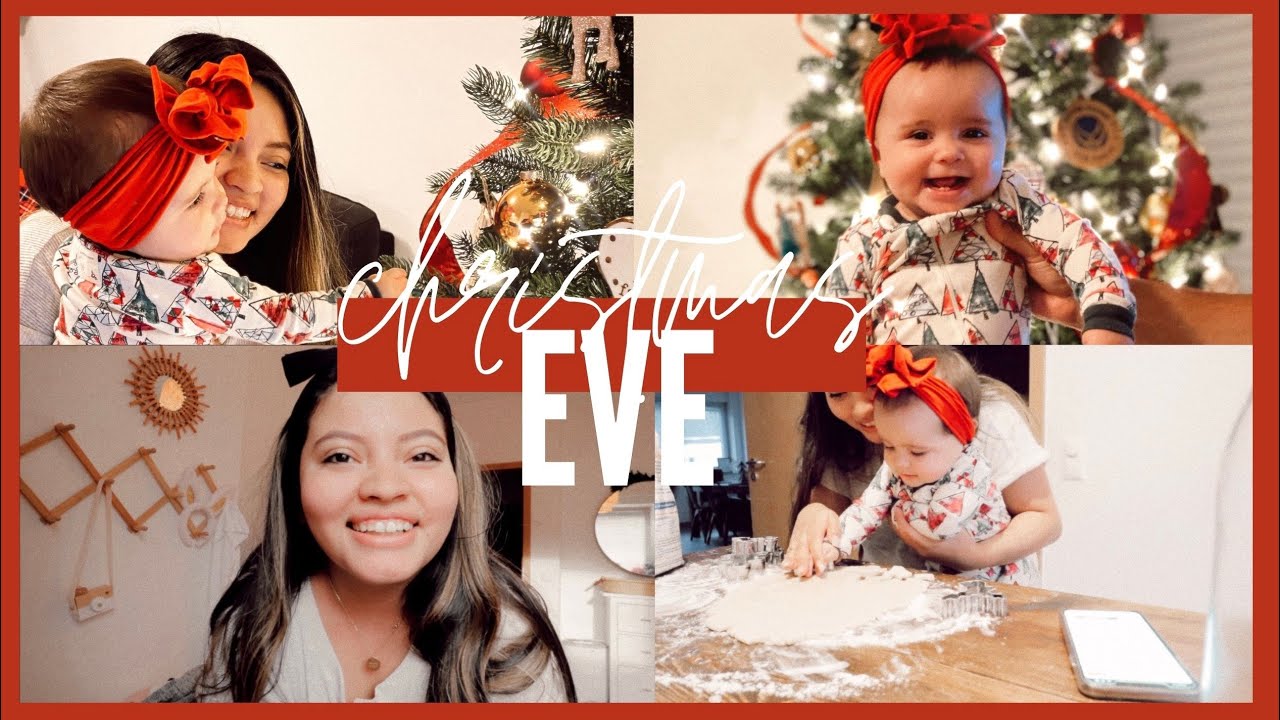 Christmas Eve Vlog: 10 months old, baking cookies, + opening a gift