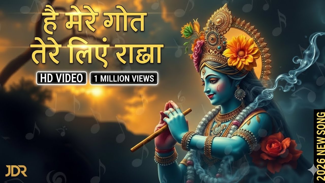 Hai Mere Geet Tere Liye RADHA | 2026 New Bhajan | Radha Krishna Song | JDR | HD Video
