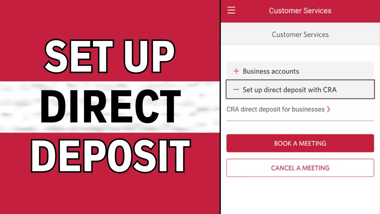 How to Set Up Canada Revenue Agency (CRA) Direct Deposit in CIBC Bank (2025)