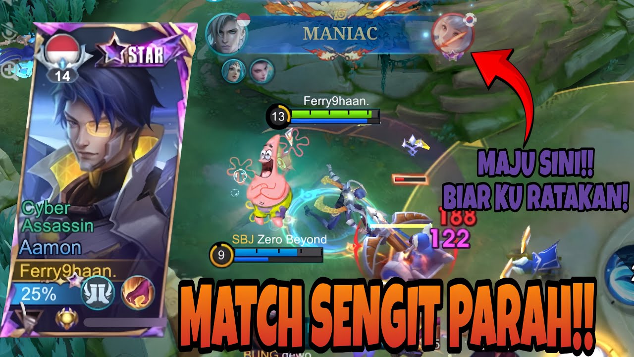 DAMAGE HARAM! MUSUH KETAR-KETIR GAK TENANG LAWAN AAMON FULL DAMAGE! NEW BUILD AAMON 2026! MLBB