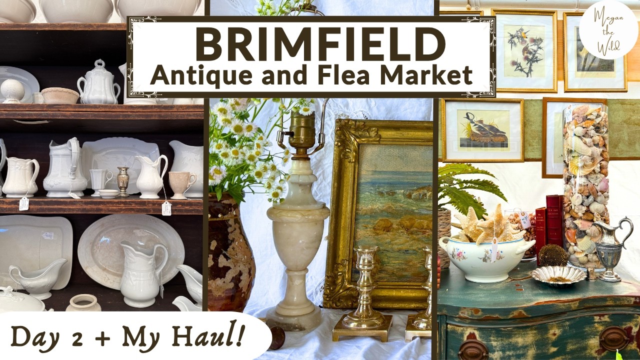 BRIMFIELD ANTIQUE & FLEA MARKET | Spring May 2025 | My Haul
