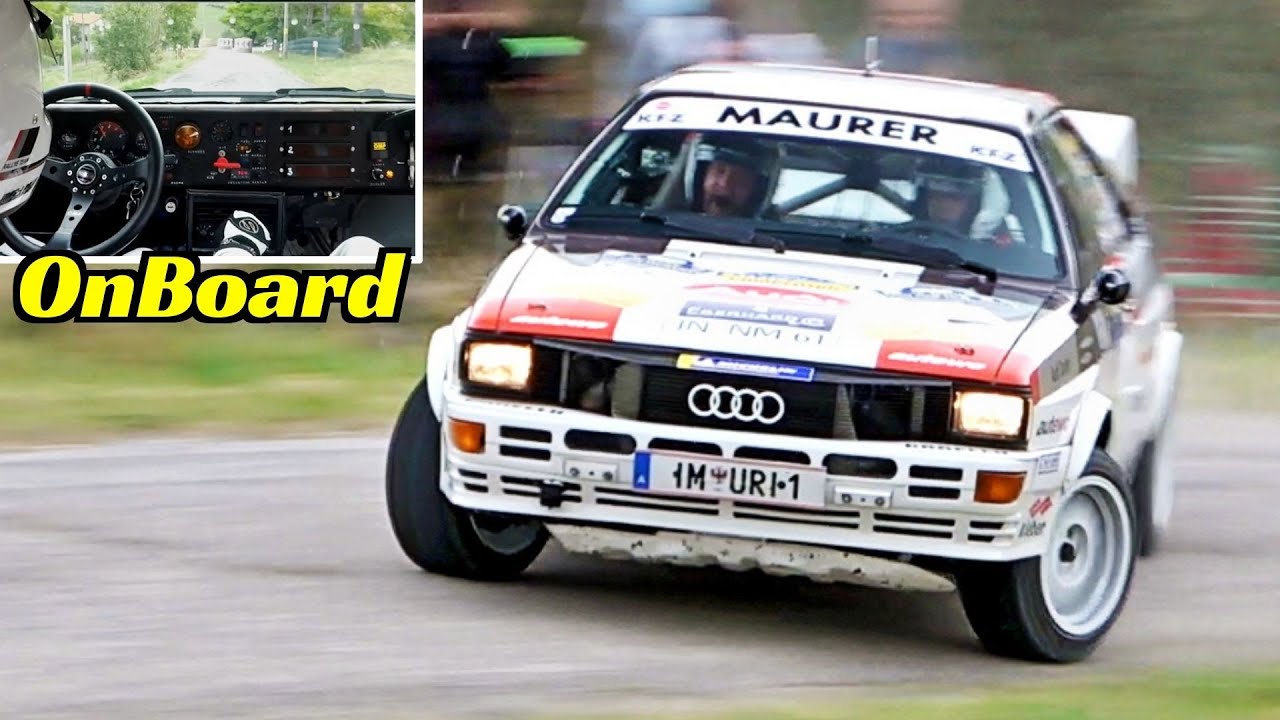 1985 Audi Quattro Gr 4 Rally Show - Marco Maurer/Patrik Lutz 