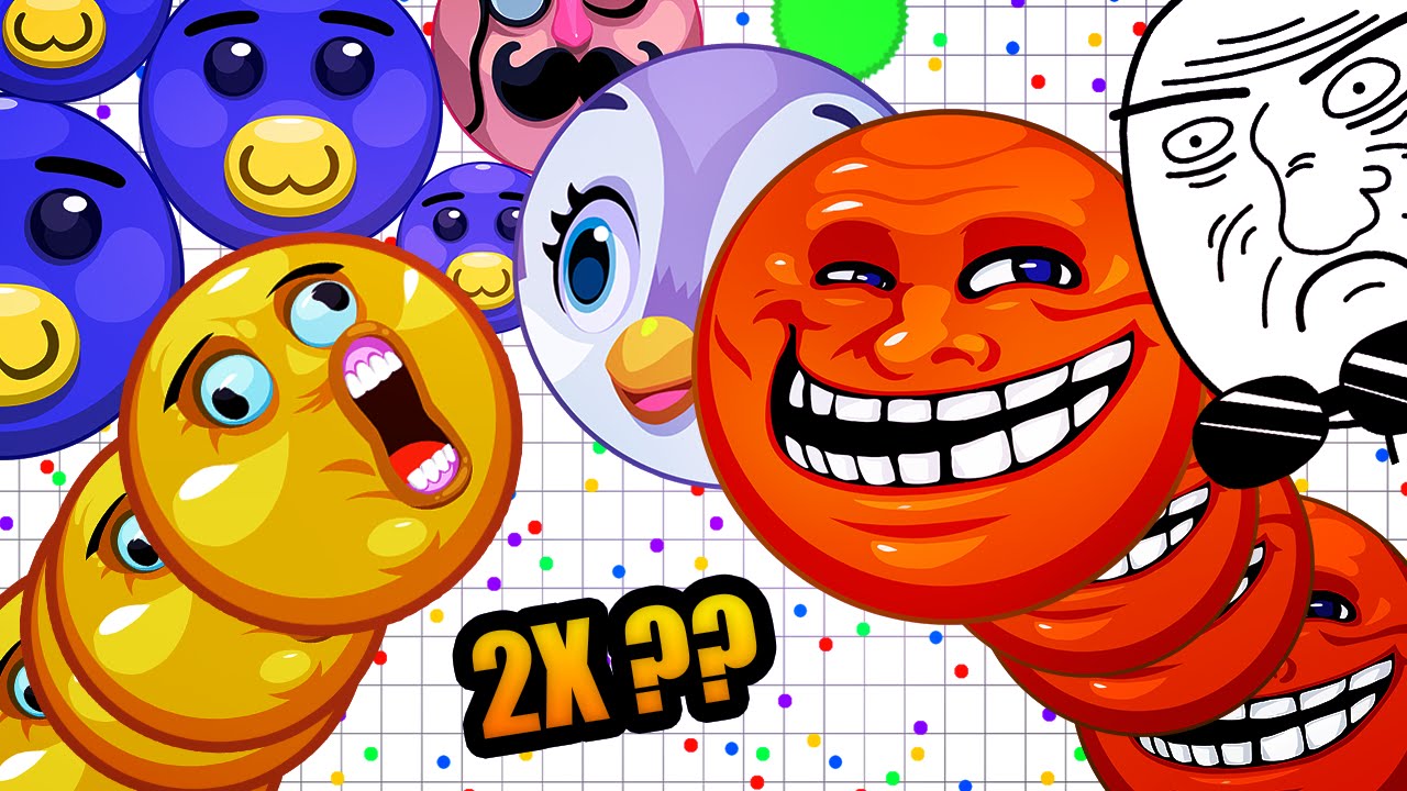 2x FASTEST DOUBLE SPLIT BAITS?! OMG AGARIO UNCUT GAMEPLAY (Agar.io)