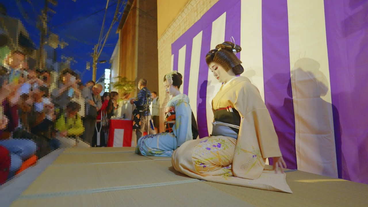 ＜４K＞祇園小唄①　祇園東　観亀稲荷神社　宵宮祭