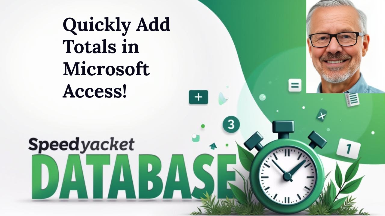 How To Add Totals In Microsoft Access Fast!