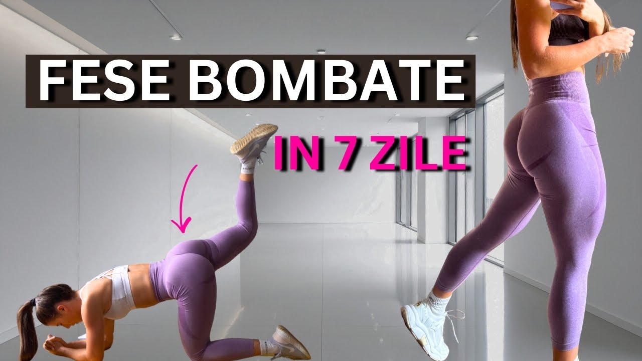 Fese Bombate In 7 Zile | Exercitii Pentru Fese Acasa - Fara Echipament